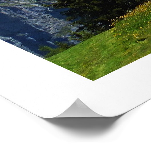 スイスアルプス ポスター (角)