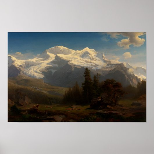 スイスアルプス ポスター (正面)