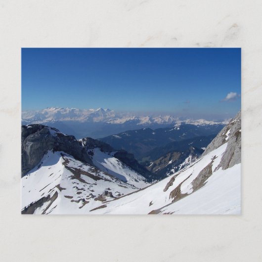 スイスアルプス ポストカード (正面)
