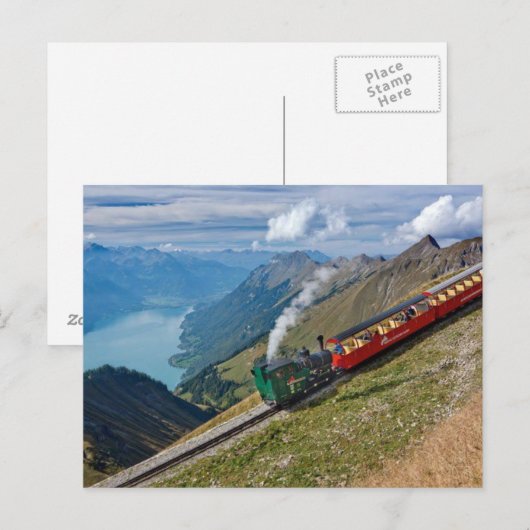 スイスアルプス ポストカード (正面/裏面)