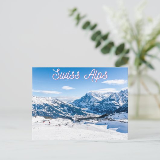 スイスアルプス ポストカード (スタンド正面)