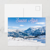 スイスアルプス ポストカード (正面/裏面)