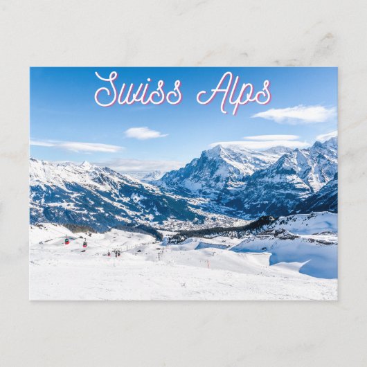 スイスアルプス ポストカード (正面)