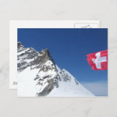 スイスアルプス ポストカード (正面/裏面)