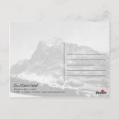 スイスアルプス ポストカード (裏面)