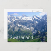 スイスアルプス ポストカード (正面/裏面)