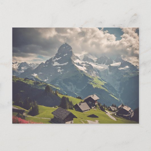 スイスアルプス(2) ポストカード (正面)