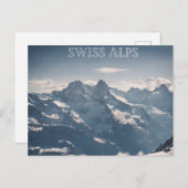 スイスアルプス(7) ポストカード (正面/裏面)