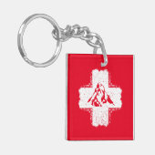 スイスアルプスMatterhorn – スイス キーホルダー (正面左)