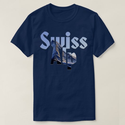 スイスアルプ Tシャツ (デザイン正面)