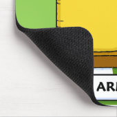 スイスアーミーおもしろいチーズ漫画マウスパッド マウスパッド (コーナー)