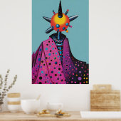 スイスアーミーヘッド – Ken Gage Art ポスター (キッチン)