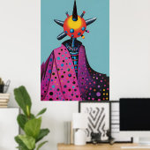 スイスアーミーヘッド – Ken Gage Art ポスター (ホームオフィス)