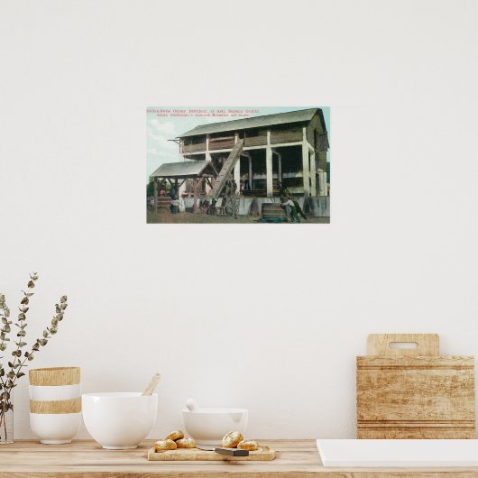 スイスイタリアン植民地ブランデー蒸留所 ポスター (キッチン)