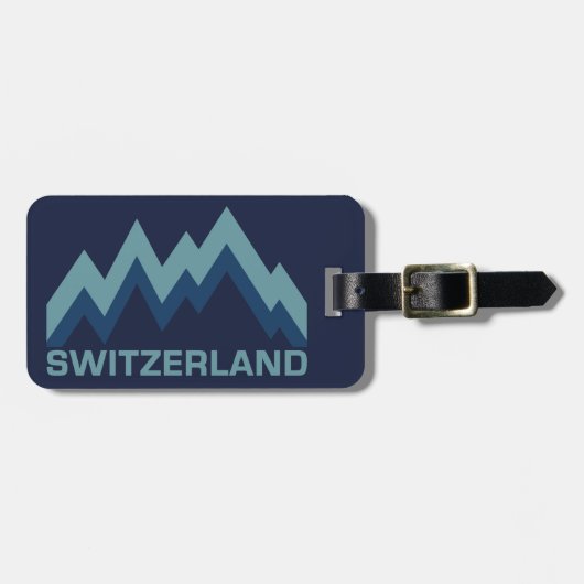 スイスカスタムの荷札 ラゲッジタグ (正面横)