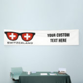 スイスカスタムシェード文字&カラーバナー 横断幕 (トレードショー)