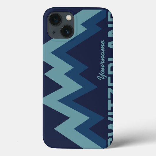 スイスカスタムモノグラムケース Case-Mate iPhoneケース (裏面)