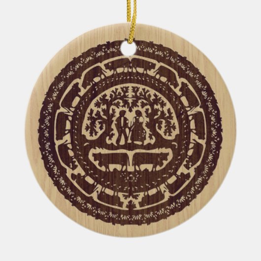 スイスカットアウトオーナメント セラミックオーナメント (正面)