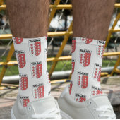 スイスカントンオブヴァレコートオブアームズ ソックス