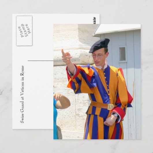 スイスガード ポストカード (正面/裏面)