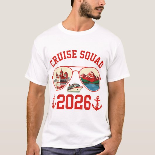 スイスクルーズ旅行団2026年休暇旅行 Tシャツ (正面)