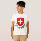 スイスクレストキッズリンガー Tシャツ (正面フル)