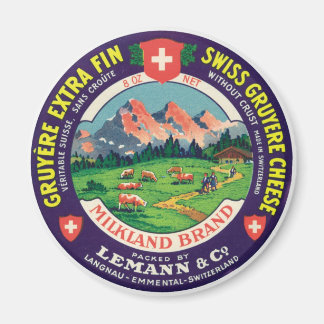 スイスグルイエールチーズラングナウエンメンタルスイス マグネット