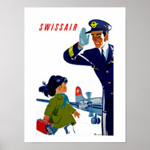 スイスサーア小さな女の子 ポスター