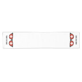 スイスシェーズカスタムテーブルランナー ショートテーブルランナー (横)