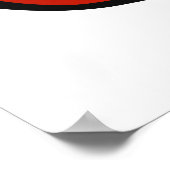 スイスシェーズカスタム文字&カラーポスター ポスター (角)