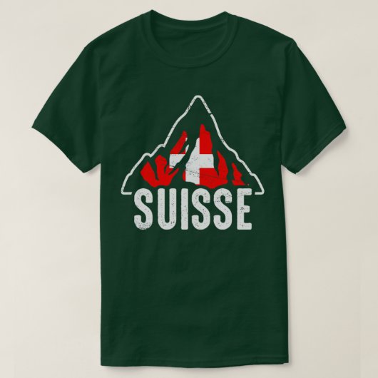 スイスシュマターホルン Tシャツ (デザイン正面)