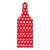 スイスシンボルEdelweissフラワーパターン カッティングボード (正面)