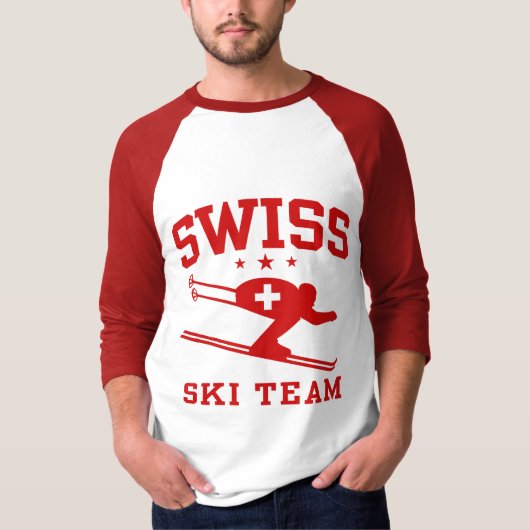 スイススキーチーム Tシャツ (正面)