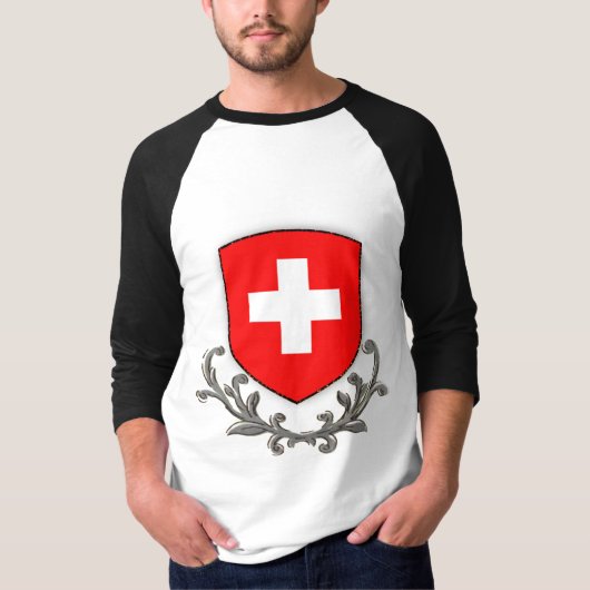スイススクロール3/4 Raglan Tシャツ (正面)