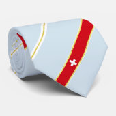 スイスストライプ旗 ネクタイ (ロール)