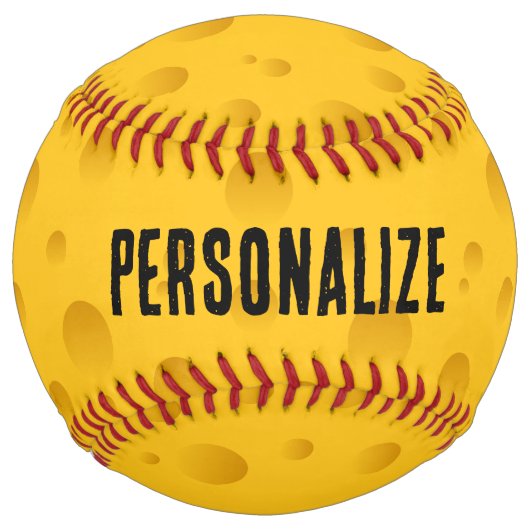 スイスチおもしろいーズ・ソフトボールのイエローギフト ソフトボール (裏面)