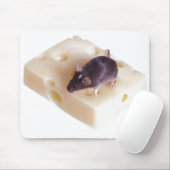 スイスチーズのマウスのマウスパッド マウスパッド (マウス)