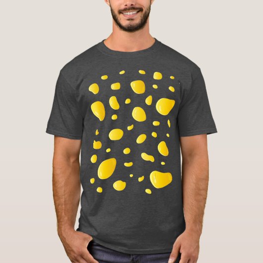 スイスチーズの衣装ハロウィーンの衣装 Tシャツ (正面)