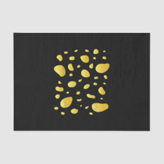 スイスチーズの衣装Tシャツのハロウィーンの衣装 薄葉紙