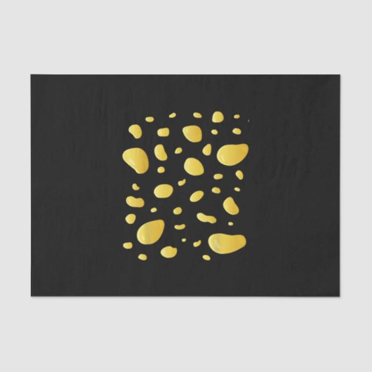 スイスチーズの衣装Tシャツのハロウィーンの衣装 薄葉紙 (正面)