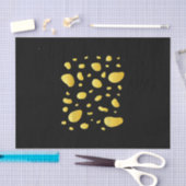 スイスチーズの衣装Tシャツのハロウィーンの衣装 薄葉紙 (クラフト)