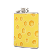 スイスチーズチーズテクスチャパターン フラスク (左)