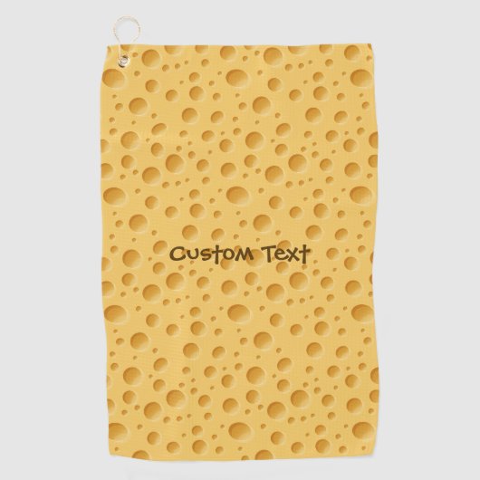 スイスチーズパターン ゴルフタオル (正面)