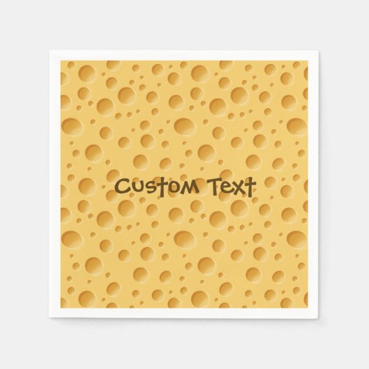 スイスチーズパターン スタンダードカクテルナプキン (正面)