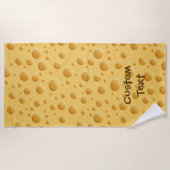 スイスチーズパターン ビーチタオル (正面)