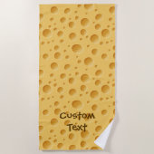 スイスチーズパターン ビーチタオル (正面)