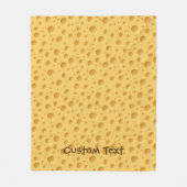 スイスチーズパターン フリースブランケット (正面)