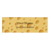 スイスチーズパターン 名札 (正面)