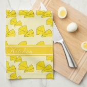 スイスチーズプリントパーソナライズされたキッチンタオル キッチンタオル (四つ折り)