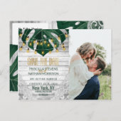 スイスチーズリーフストリングライトレース救金ゴールド日 ポストカード (正面/裏面)